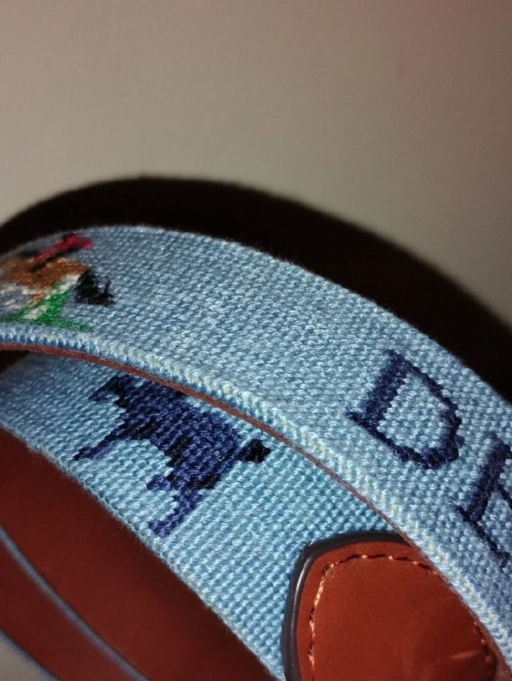 Smathers & Branson Needlepoint Belt